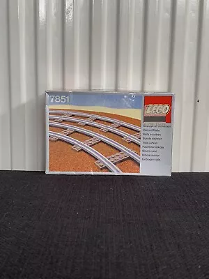 Buy LEGO Trains: 8 Curved Rails Grey 4.5V (7851) - Brand New & Sealed - Rare/Retired • 19.90£