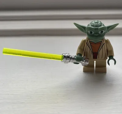 Buy LEGO Star Wars Yoda Minifigure  - With Lightsaber (and Chainsaw) • 13£