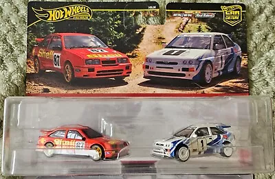 Buy Hot Wheels Premium 2 Pack '87 Ford Sierra Cosworth & '93 Ford Escort RS Cosworth • 23.99£