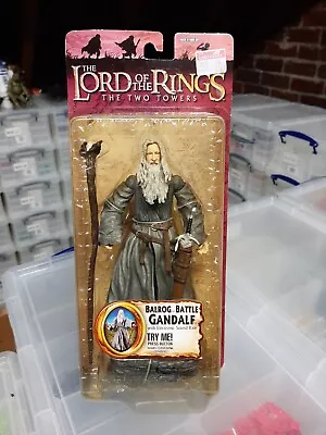 Buy Toy Biz The Lord Of The Rings Balrog Battle Gandalf The Two Towers Sealed T7 • 9.99£