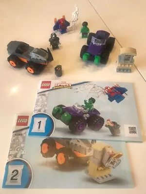 Buy LEGO Marvel 2022 10782 - Hulk Vs. Rhino Truck Showdown Complete With Instruction • 6£
