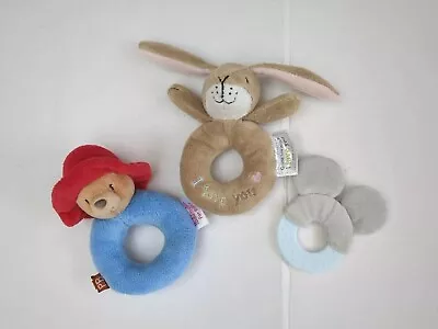 Buy Amazing 3 Piece Bundle  Of 2 Rattles And Mickey Mouse Teething Toy • 3.99£