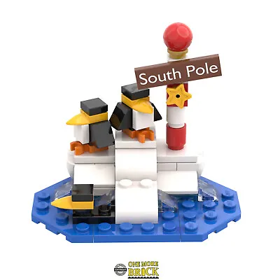 Buy Penguins On Iceberg - Winter Zoo Or Christmas | Kit Made With Real LEGO • 8.99£