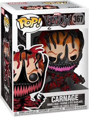 Buy Venom - Carnage 367 - Funko Pop! Vinyl Figure • 13.81£