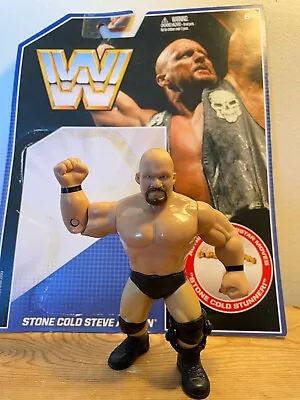 Buy WWE Stone Cold Steve Austin Mattel Retro Series 2 Wrestling Figure VGC • 19.99£