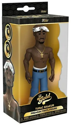 Buy Tupac Shakur 2Pac Rap Hip Hop Vinyl Gold 5  13cm Figur Funko • 34.89£