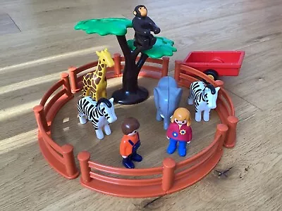 Buy Playmobil 123 Zoo Bundle With Animals, Scenery And People • 7.99£