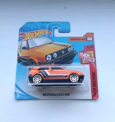 Buy 1/64 Hot Wheels Volkswagen Golf Mk2 Orange Short Card  • 6.99£