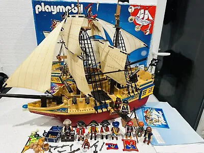 Buy ⭐️ PLAYMOBIL Navy Galleon PIRATE SHIP Boat 4290 + Figures Bundle BOXED ⭐️ • 69.99£