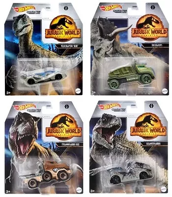 Buy Mattel Hot Wheels Jurassic World Dinosaur Dino Vehicle Car NEW • 7.19£