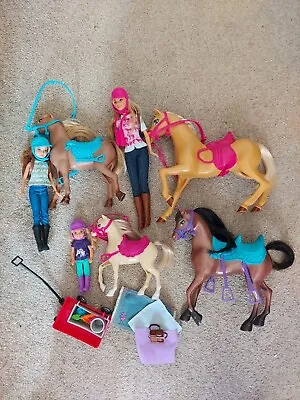 Buy Barbie And Her Sisters In A Pony's Tail Pony's Stable And Horses • 45£