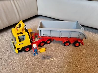 Buy Playmobil Vintage 3141 MUMMUT Large Articulated  Tipper Truck VGC.  • 36£
