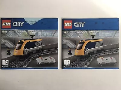 Buy Lego 60197 Passenger Train Instruction Booklets / Build Manuals 2 & 3 Only • 3.99£