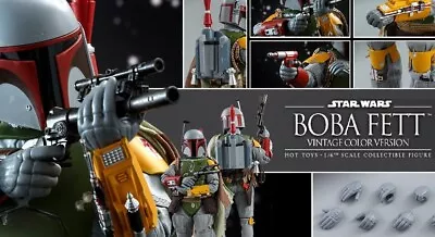 Buy Hot Toys Star Wars MMS571 Boba Fett ESB Vintage Colour 1/6 Figure New Sealed • 310£