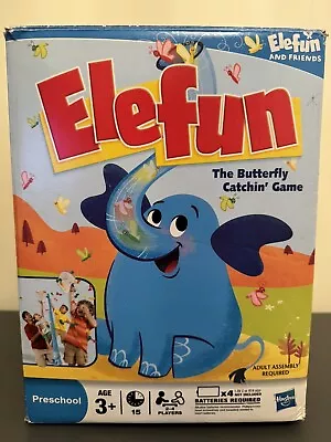 Buy Elefun - Hasbro - Butterfly Catching Game - Tested Working Great Condition • 29.99£