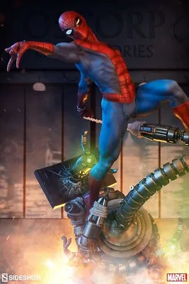 Buy Sideshow - Premium Figure Format | Marvel Comics - 1/4 Spider-Man Statue • 763.65£