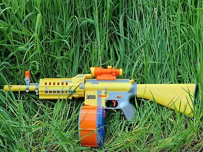 Buy NERF Bullet Soft Dart Gun Suction REAL LASER Battery Power Machine Gun Sniper UK • 31.90£