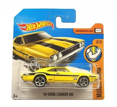 Buy Hot Wheels Dty89 '69 Dodge Charger 500 6/10 Muscle Mania 95/365 • 6.24£