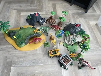 Buy Playmobile Dinosaur Volcano Bundle Including Multiple Sets 4170 & 4171 Vintage • 60£