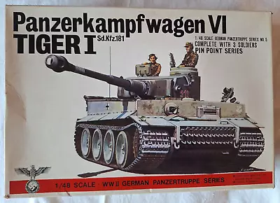 Buy Bandai 1:48th Scale German Tiger I Sd.Kfz.181. Pin Point Series. Unstarted. • 44.99£