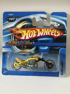 Buy Vintage Hot Wheels 2006 137 Diecast Blast Lane - Rare Short Card Unopened • 6.80£
