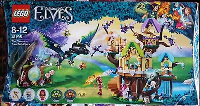 Buy Lego Elves The Elvenstar Tree Bat Attack  41196 Azari And The Magical Bakery  • 55£