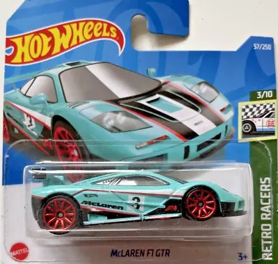Buy MCLAREN F1 GTR BLUE Hot Wheels 1:64 NEW SEALED • 9.99£