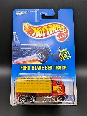 Buy Hot Wheels #237 Ford Stake Bed Truck Lorry Vintage 1991 Release L34 • 8.95£