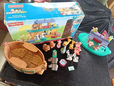 Buy Fisher Price Little People Noah's Ark Boat And Animals Set Lot Of Figures Bundle • 21£