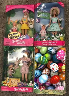 Buy Barbie Kelly Pasqua Easter Egg Hunt 1997 19014 Fun 1998 21720 Party 1999 25790  • 205.07£