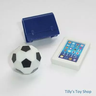 Buy Playmobil Sport / Football / Ball, Tablet & Rucksack  - Children's Toys - NEW • 3£