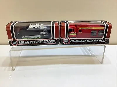 Buy Tescos Collectable Car X2 Bundle Emergency Vehicles Police Fire Engine New • 10.95£