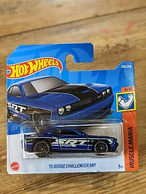 Buy Hot Wheels '15 Dodge Challenger SRT Blue 2022 Muscle Mania 6/10 235/250 Short Cd • 2.49£