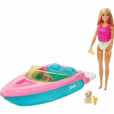 Buy Mattel GRG30 Barbie Boat With Doll • 53.36£