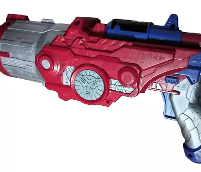 Buy Transformers Optimus Prime Cyber Blaster 2011 Hasbro Nerf Dart Gun Lights Sounds • 23£