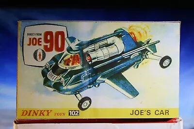 Buy Joe 90 Dinky Toys Repro BOX ONLY 102 Gerry Anderson Joe's Car - 2nd Quality • 8.75£