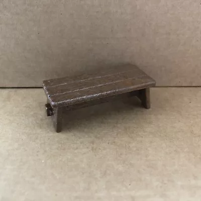 Buy Playmobil Victorian Medieval Wooden Bench, Furniture Dolls House Spares A2 • 3£