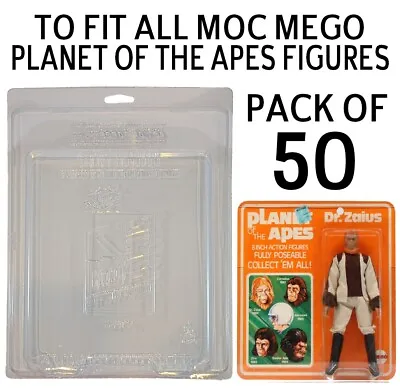 Buy Pack Of 50 Protective Cases For MOC MEGO Planet Of The Apes Figures - AFTMEG • 350£