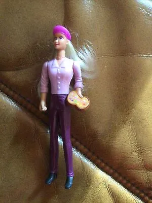 Buy BARBIE Doll 1999 Figure Painter Artist • 7£