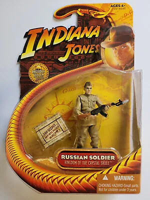Buy Indiana Jones Crystal Skull Russian Soldier 3.75  Action Figure 2008 MOC • 8.99£