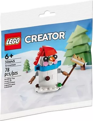 Buy LEGO CREATOR “Christmas Snowman” Polybag (30645) NEW & SEALED • 6.25£
