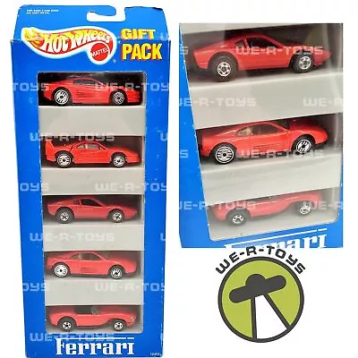 Buy Hot Wheels Ferrari Gift Pack Set Of 5 Cars #12405 1993 Mattel NEW • 73.57£