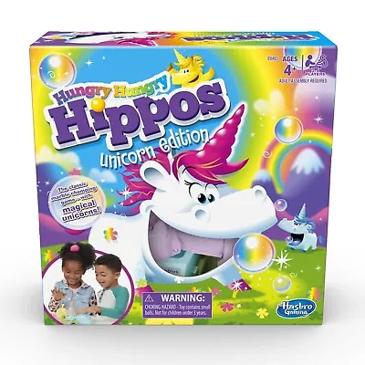 Buy Hungry Hungry Hippos Unicorn Edition Board Game NEW • 32.99£