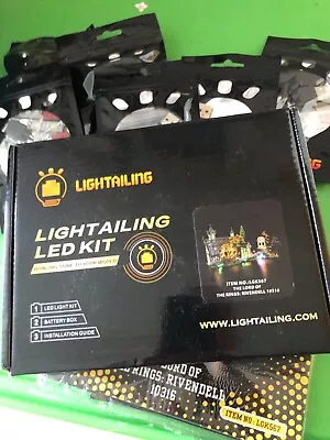 Buy LGK 567  Lightailing LED Lighting Set For Lego Lord Of The Rings Rivendell 10316 • 33£