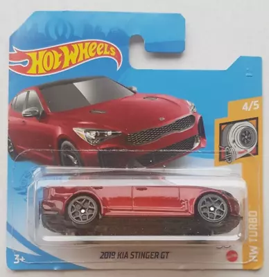 Buy 2021 Hot Wheels Short Card 1:64 1/64 HW TURBO 2019 KIA STINGER GT RED 4/5 • 5.99£