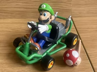 Buy Toy Biz Nintendo Mario Kart 64 Luigi Figure With Kart And Mushroom • 49.99£