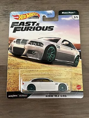 Buy Hot Wheels Premium BMW M3 E46 White Fast & Furious GBW75 No 5/5 New And Unopened • 16.99£