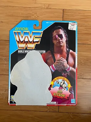 Buy Wwe Bret Hart The Hitman Hasbro Wrestling Figure Backing Card Wwf Series 4 • 13.99£