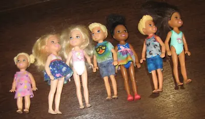 Buy Joblot Of 7 Barbie, Sindy And Ken As Children Doll Figures, • 10£