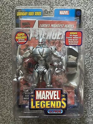 Buy 2005 Toy Biz Marvel Legends Legendary Riders - Ultron (Comic Included) Brand New • 25£